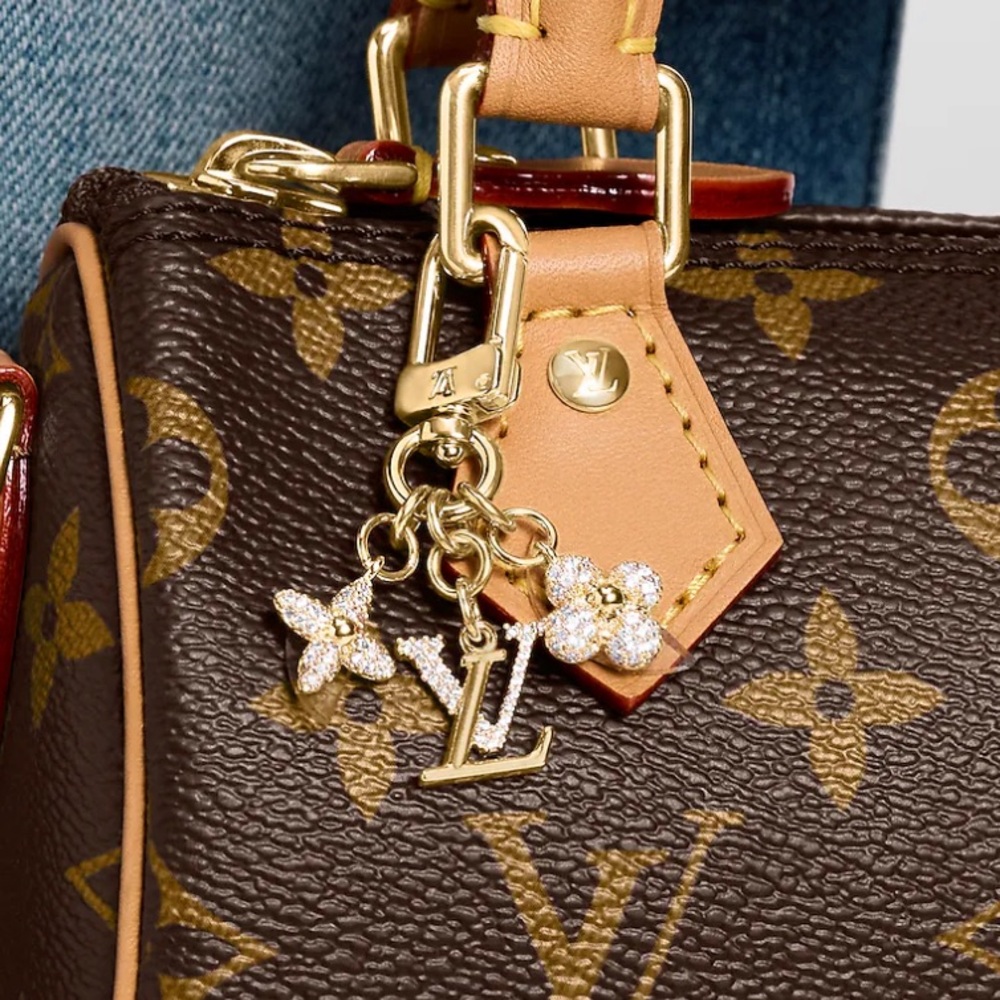 NWT Louis Vuitton Micro Bag Charm (Gold/Crystals) - Picture 4 of 16